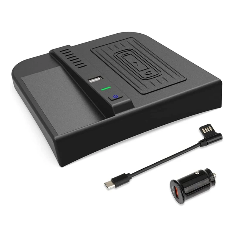 

Car 15W Wireless Charger for Chevy Chevrolet Equinox 2017-2021 2022 Accessories Center Console Wireless Charging Pad