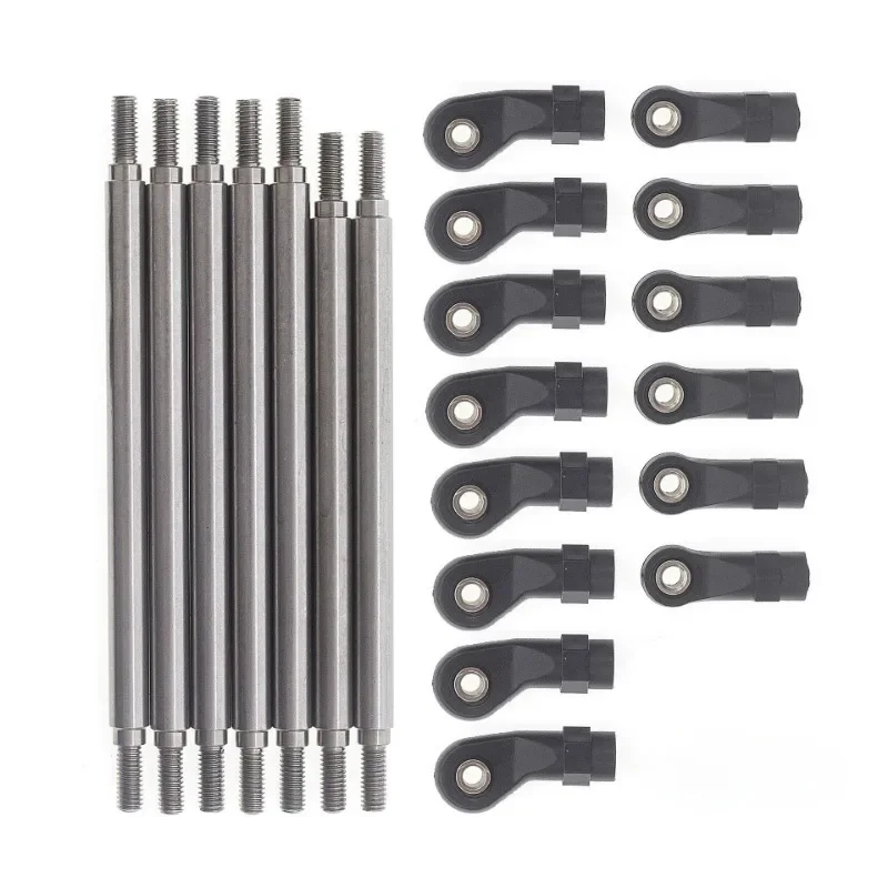 6 мм из нержавеющей стали металлическая тяга M4 комплект рулевой тяги для Redcat GEN8 1/10