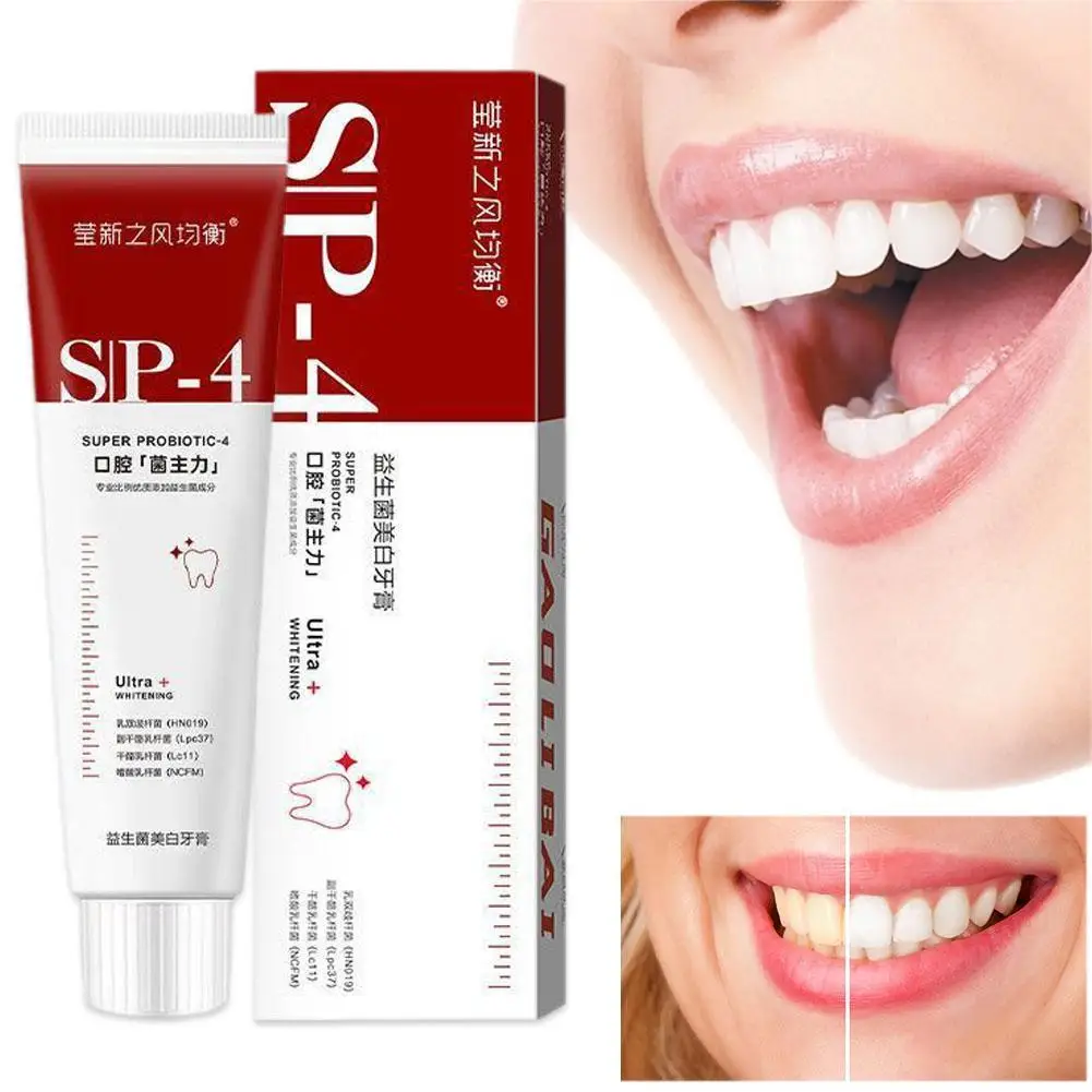 

120g Probiotic Caries Toothpaste SP 4 Whitening Tooth Decay Repair Paste Teeth Cleaner Plaque Remover Fresh Breath Dental Care