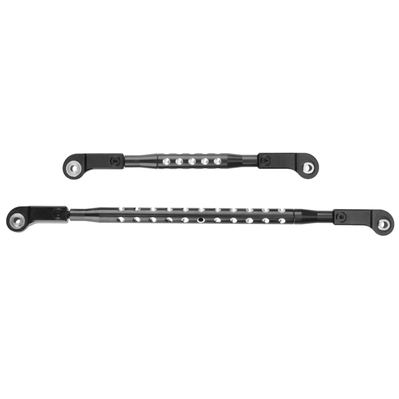 

Metal Steering Link Set Steering Link Rod for 1/6 RC Crawler Car Axial SCX6 AXI05000 JEEP JLU Upgrades Parts,Black