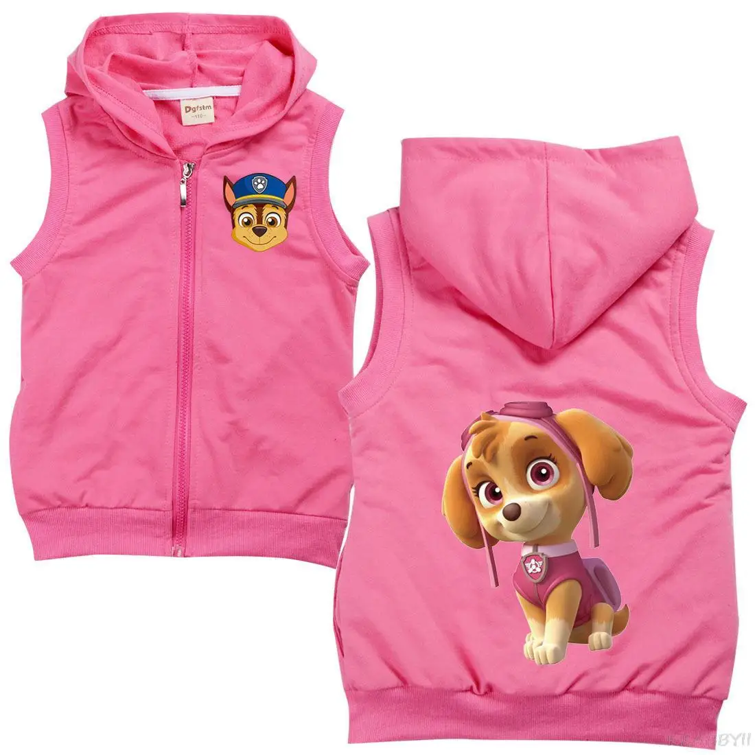 Детские куртки без рукавов с принтом Щенячий патруль