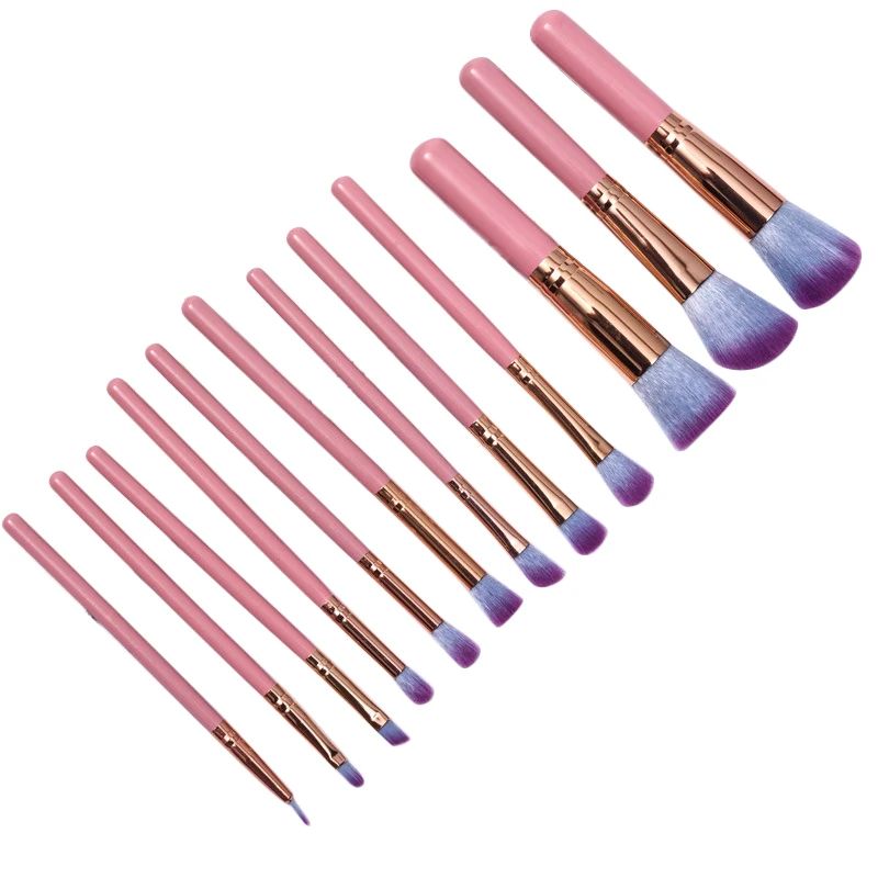

12Pcs Eye Makeup Brushes Powder Brush Makeup Brushes Set Professional Foundation Blending Eyebrow Brush Cosmetic Tool