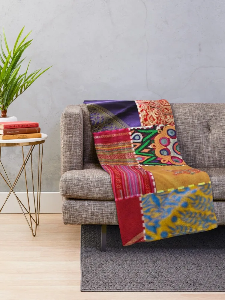 Одеяло в стиле бохо искусство искусственное одеяло винтажный милый подарок на