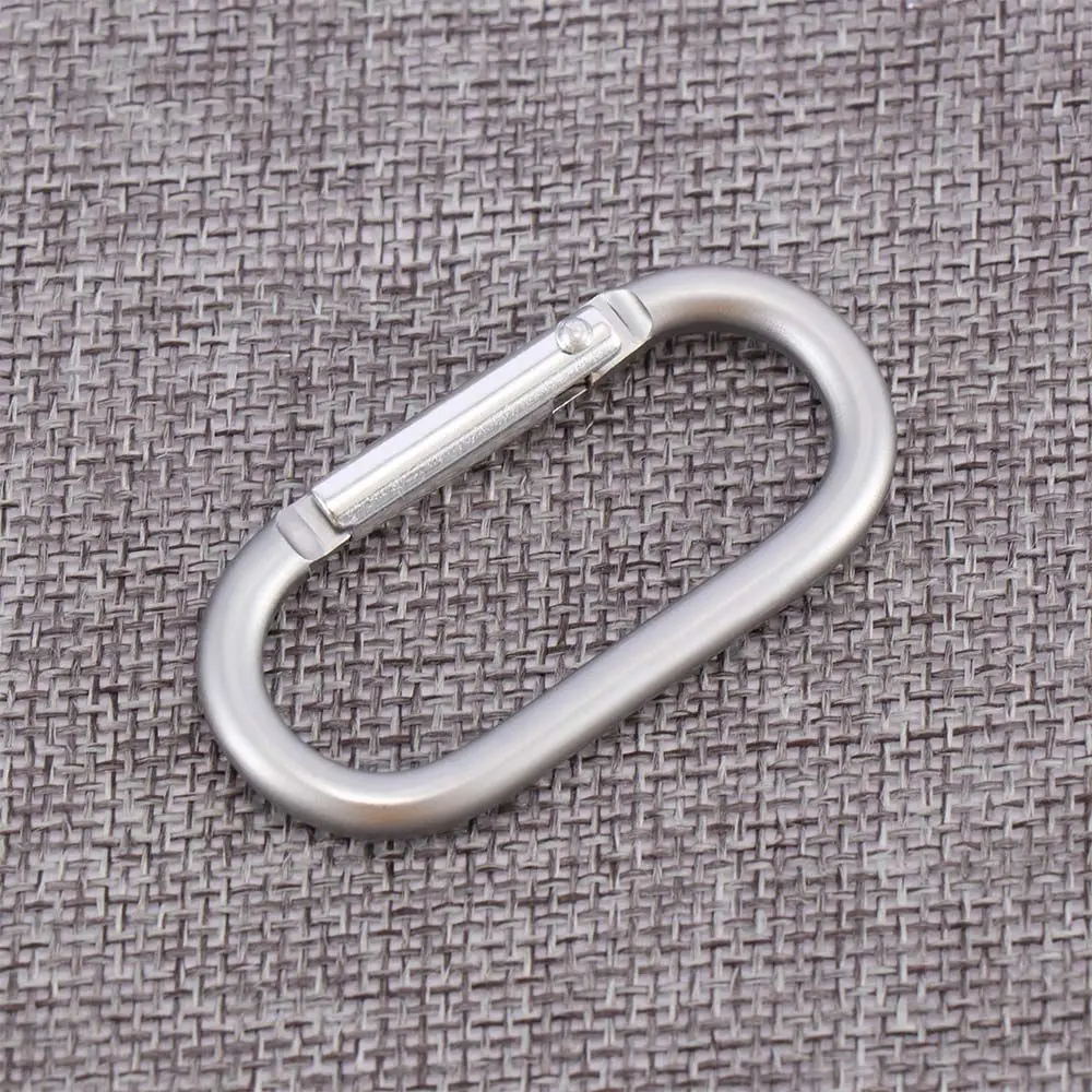 

Прочный Маленький металлический зажим 2 шт., Овальный алюминиевый сплав, брелок для кемпинга, походов, кольцо-Пряжка, карабин