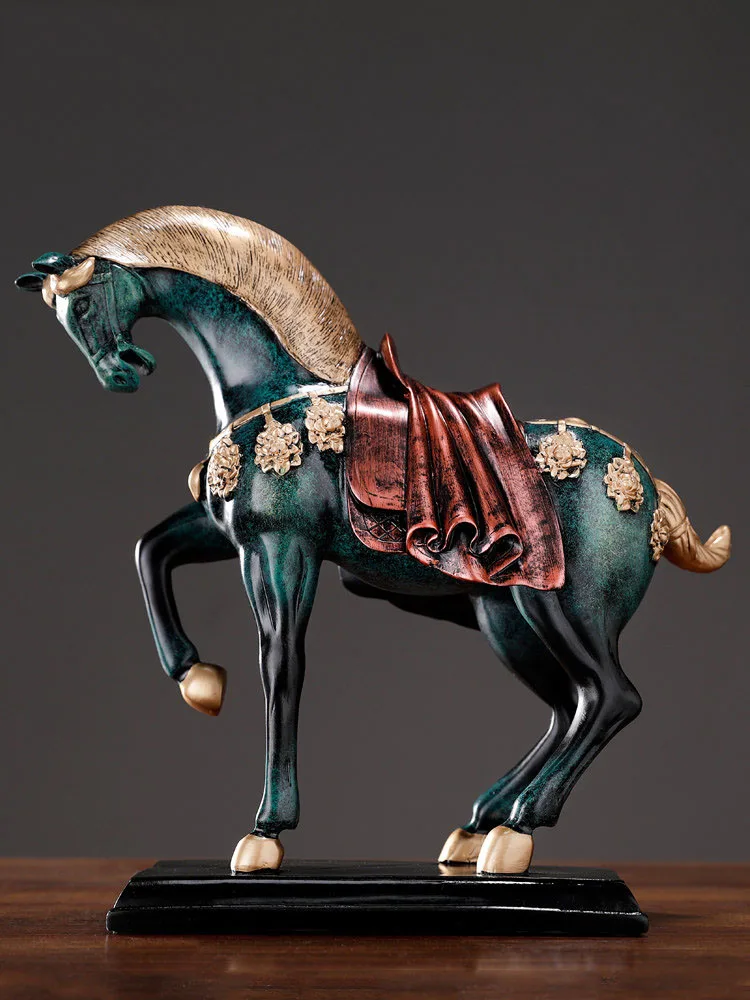 

EUROEPAN RESIN HORSE ACCESSORIES OPENING GIFTS HOME LIVINGROOM TABLE FURNISHING CRAFTS HOTEL OFFICE DESKTIOP FIGURINES CRAFTS