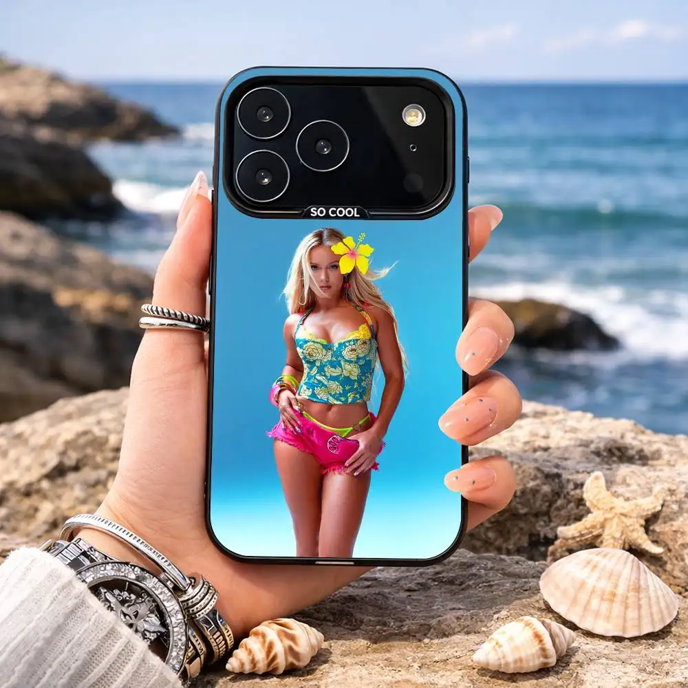 Фото Чехол для телефона Singer Z-Zara L-Larsson для iPhone 17, 16, 15, 14, 13, 12, 11, Pro, MAX, белый матовый, противоударный №3