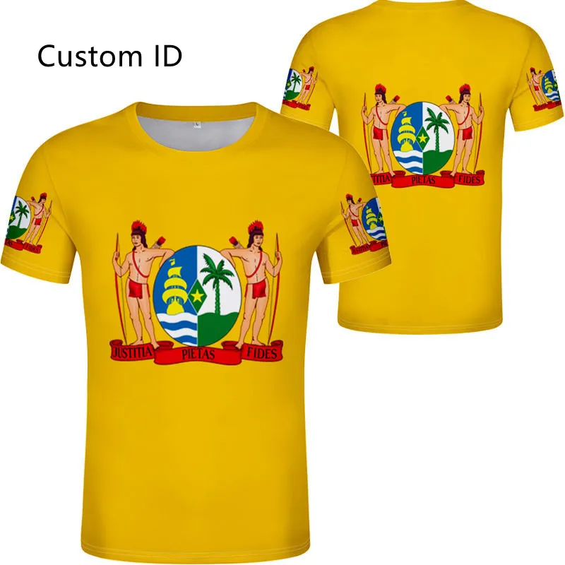 

National Print Photo Text Red Clothes Suriname T-shirt Di Free Custom Name SR T-shirt Flag 2022 men's Shirt Oversized Summer T-s