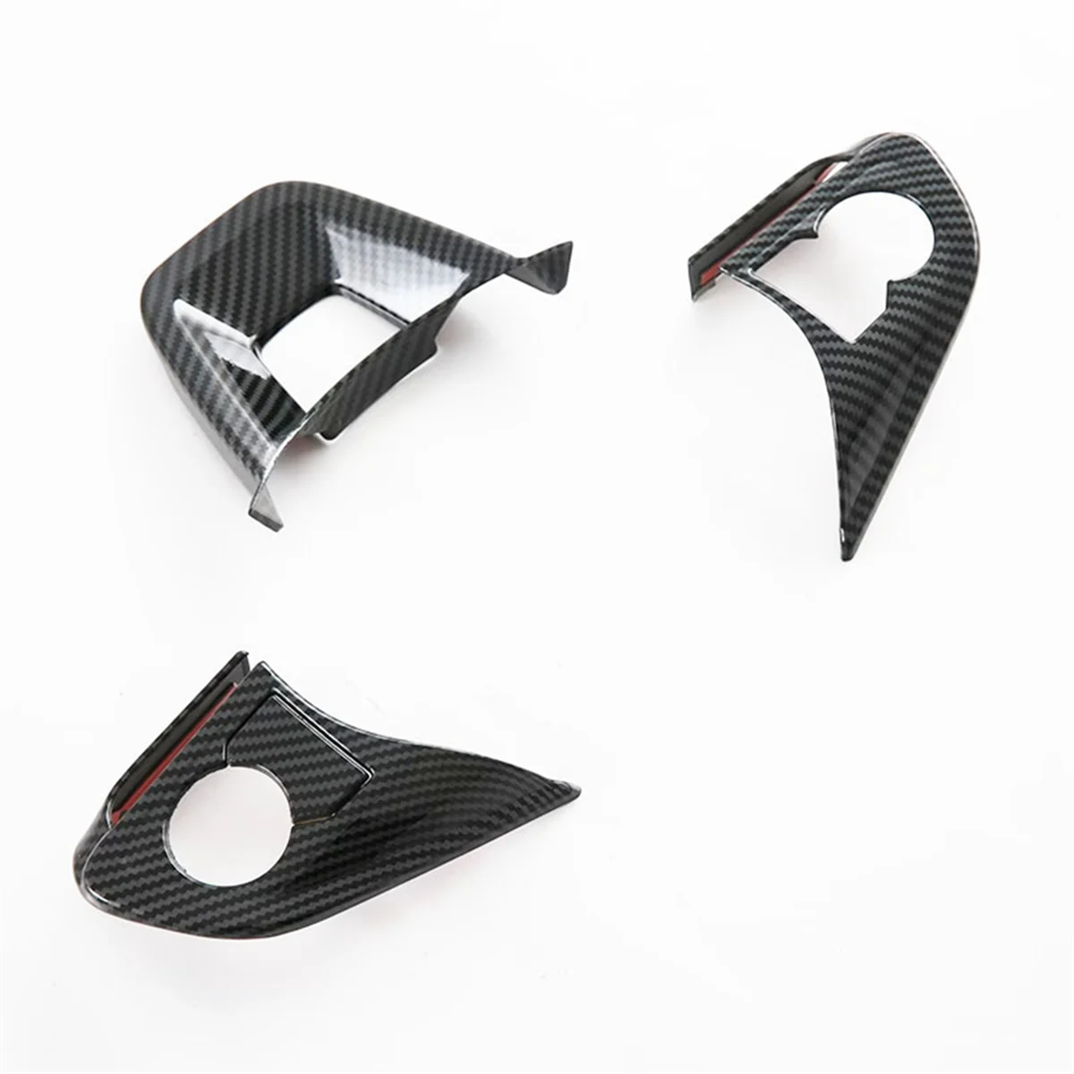 Накладки на руль автомобиля для Toyota Yaris Ativ/Vios 2023 2024 аксессуары из АБС-углеродного