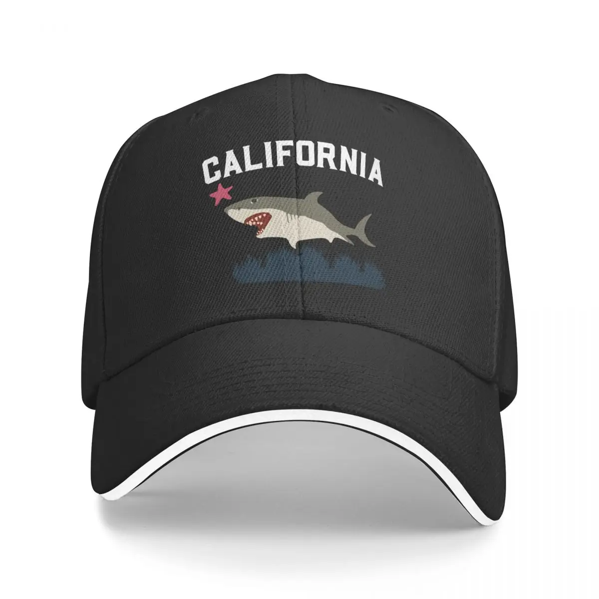 

Новая мужская бейсболка California Shark, модная женская и Мужская бейсболка