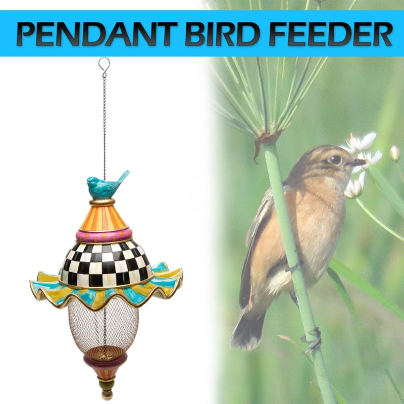 

Pendant Bird Feeder Bird Feeders For Outdoors Hanging Squirrel Proof Wild Birds Birdhouse Decor Garden Yard Feeding Decoration