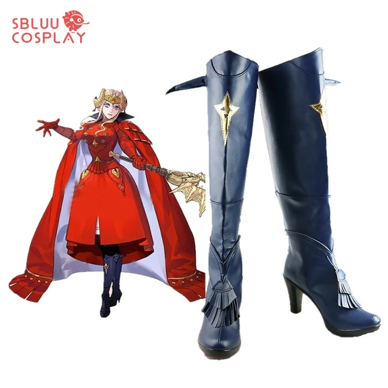 SBluuCosplay Fire Emblem Three Houses Edelgard Von Fresberg/ботинки для костюмированной вечеринки
