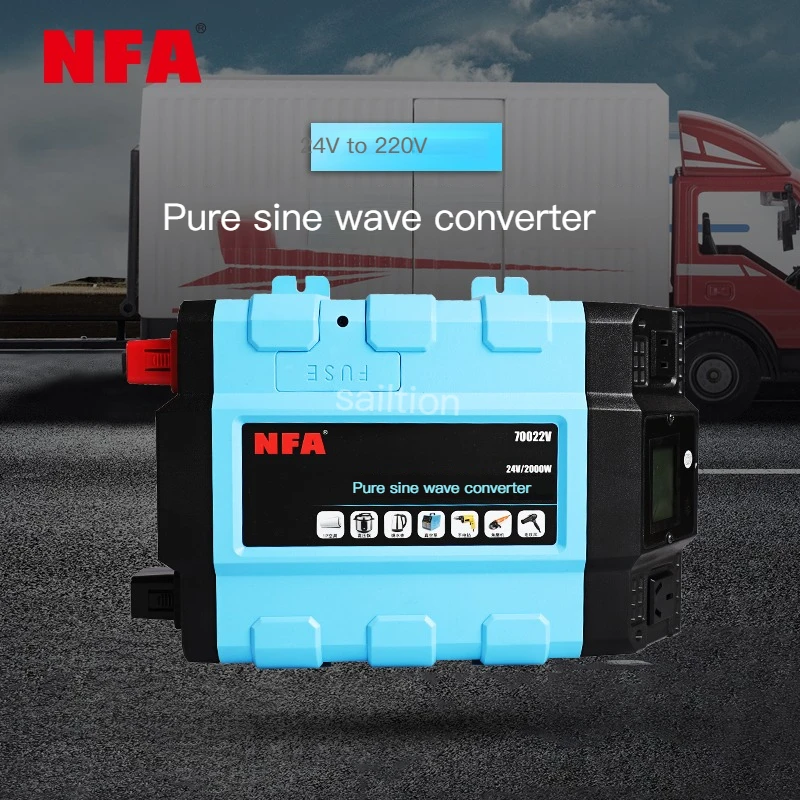 

The NFA is pure wave inverter 2000 w24v 220 v truck truck high-power inverter