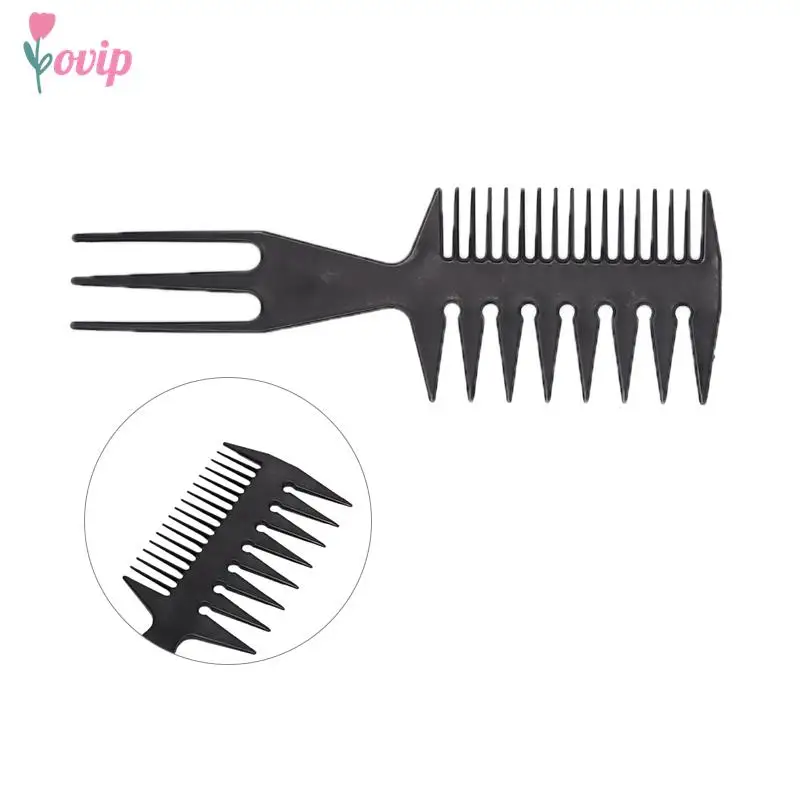1 шт. двухсторонняя щётка для волос в форме рыбьей кости