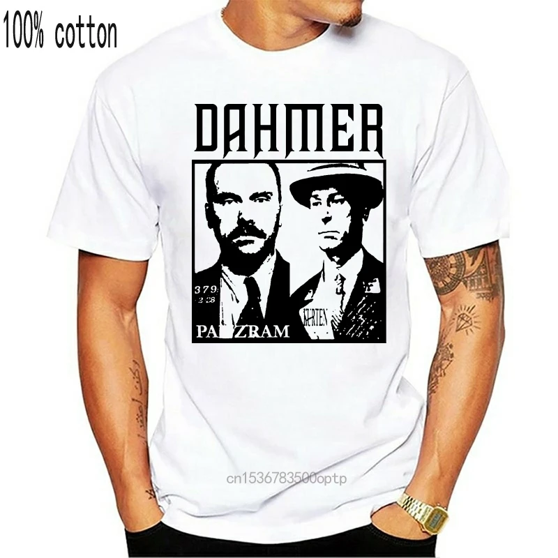 

Man Clothing Dahmer V13 T Shirt White Metal Grindcore All Sizes S 5Xl
