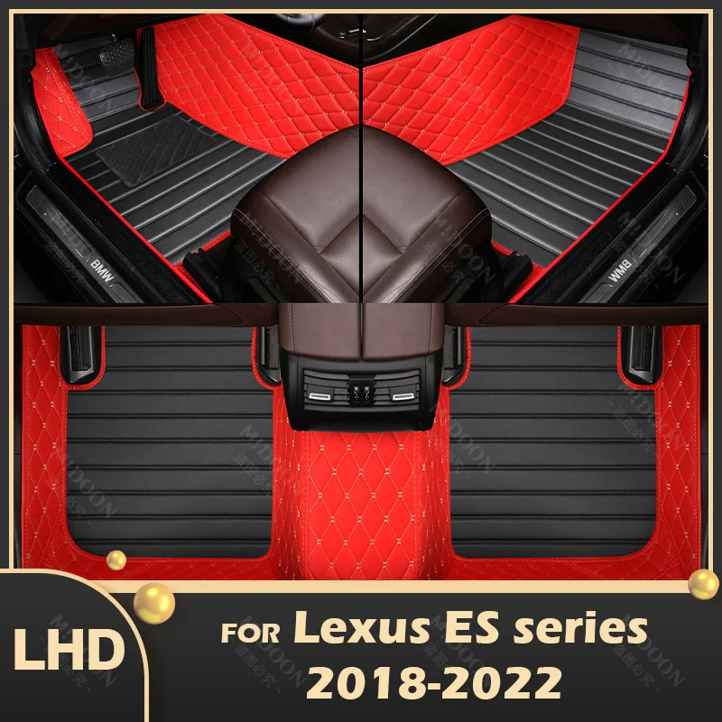 

Car floor mats for LEXUS ES series 200 300h 260 2018 2019 2020 2021 2022 Custom auto foot Pads automobile carpet cover