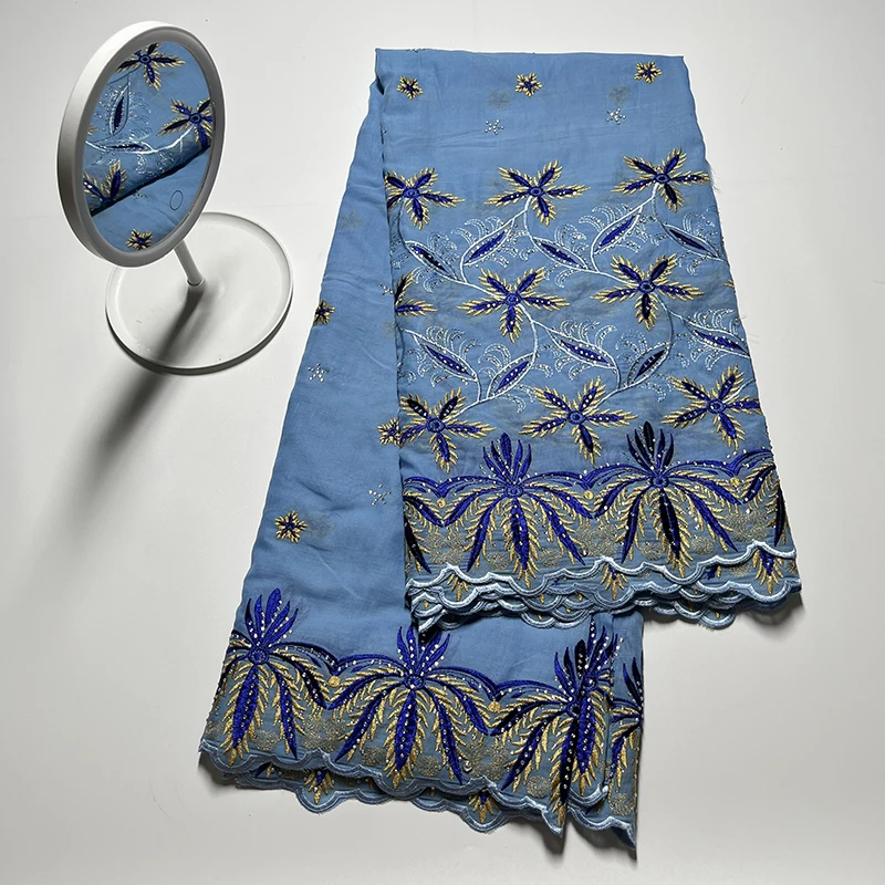 Хлопковая кружевная ткань Lafaya HQ6102