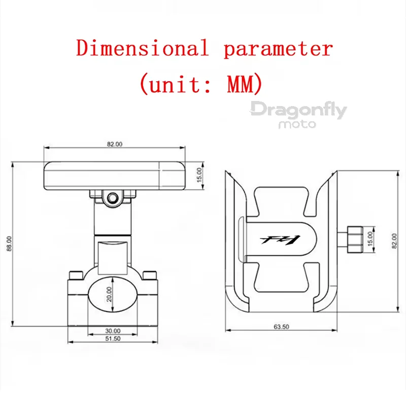 Для YAMAHA FZ1 FZ 1 FZ-1 2006-2015 2014 2013 аксессуары для мотоциклов держатель мобильного
