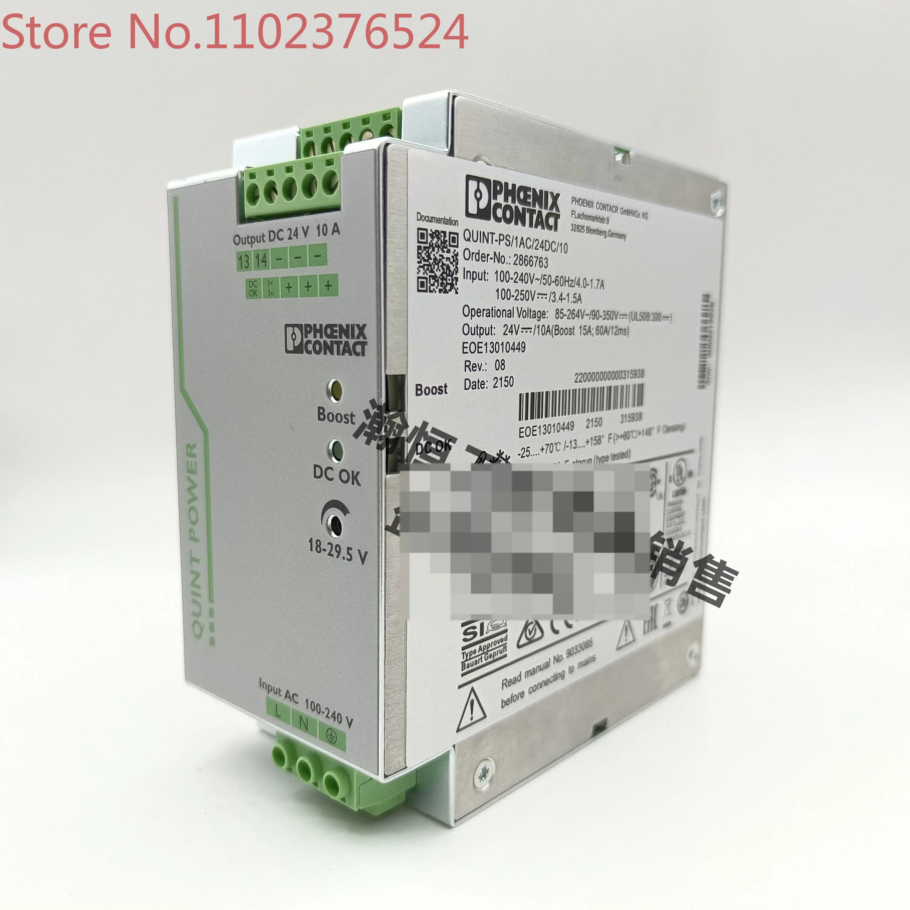 ΠΡΠΈΠ³ΠΈΠ½Π°Π»ΡΠ½ΡΠΉ ΠΈΠΌΠΏΡΠ»ΡΡΠ½ΡΠΉ ΠΈΡΡΠΎΡΠ½ΠΈΠΊ ΠΏΠΈΡΠ°Π½ΠΈΡ Phoenix Contact 2866763 QUINT-PS/1AC/24DC/10 2866776 20A ΠΡΠΈΠ³ΠΈΠ½Π°Π»ΡΠ½ΡΠΉ ΠΈΠΌΠΏΡΠ»ΡΡΠ½ΡΠΉ ΠΈΡΡΠΎΡΠ½ΠΈΠΊ ΠΏΠΈΡΠ°Π½ΠΈΡ Phoenix Contact 2866763 QUINT-PS/1AC/24DC/10 2866776 20A