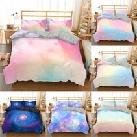 galaxy bedding sets 23pcs colorful duvet cover bed set soft quilt cover single queen king size comforter cover set