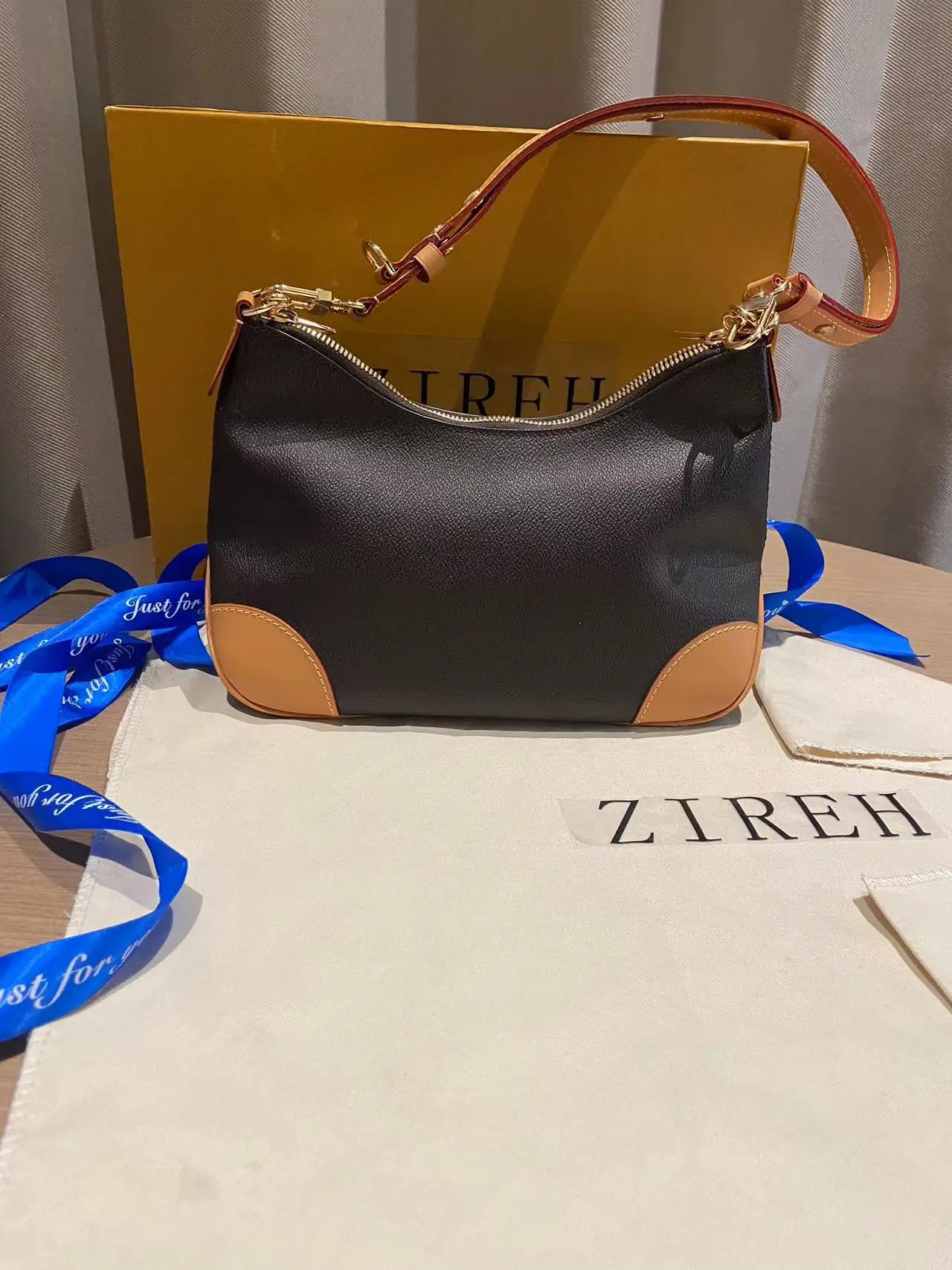 

Black Shoulder Bag 2023 women's Fashion ZIREH Brand handbag High Quality shoulder bag spring summer initials classic style 1