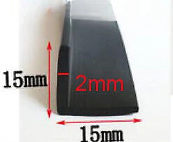 Резиновая уплотнительная лента L-образная 1 метр