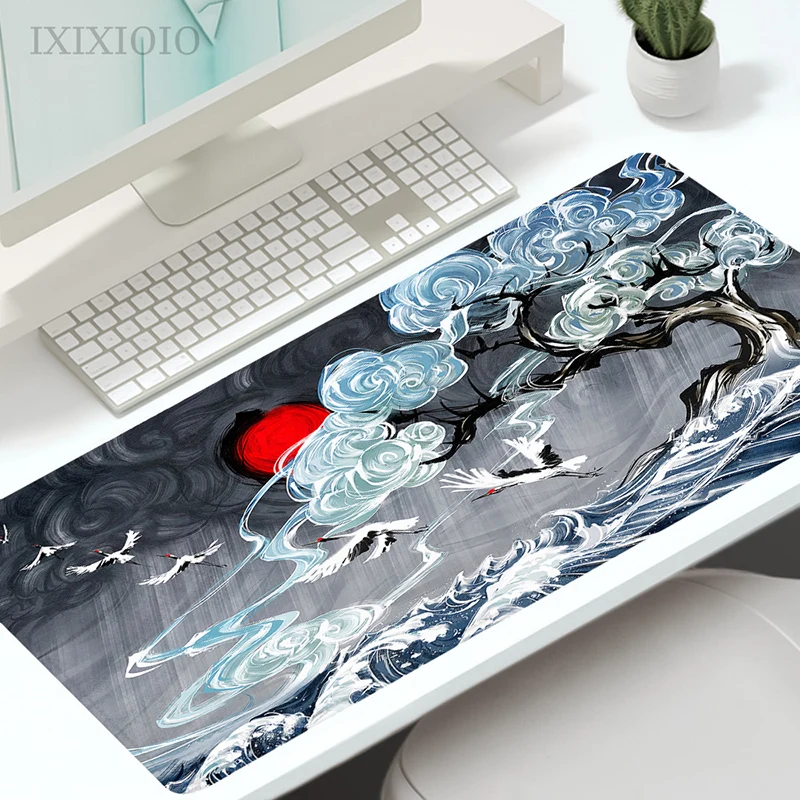 

Japanese Aesthetics Mouse Pad Gamer XL New Large HD Custom Mousepad XXL Playmat Carpet Office Soft Laptop Table Mat Mice Pad