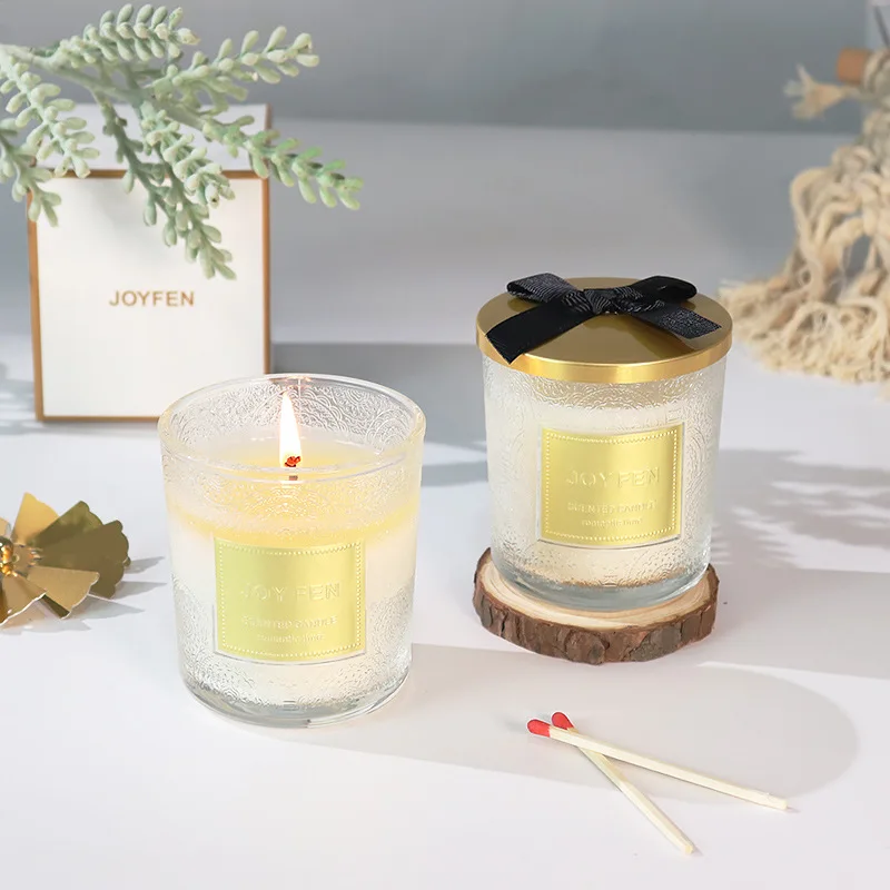 

Стеклянная Хрустальная свеча, беспламенный ароматический аромат, дизайн на день рождения, фотоароматерапия, свеча, украшение, подарок для д...