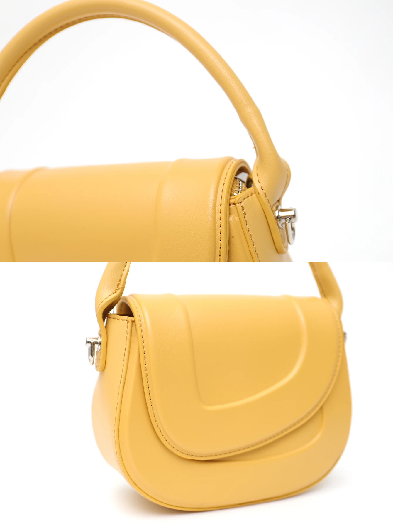 CEZIRA Women Brand Designer Saddle Bags PU Leather Top-Handle Flap Purse Minimalist Daily Casual Shoulder Cross Body Handbags