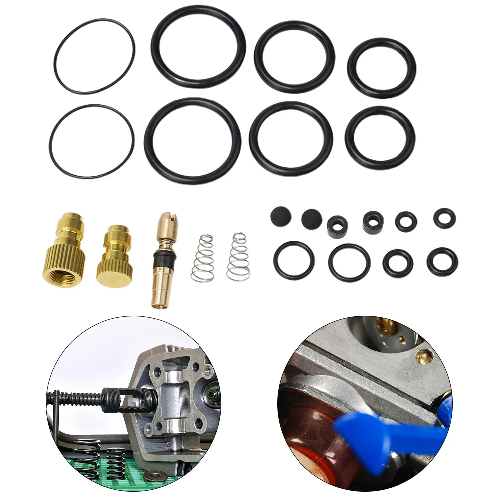 

20pcs / Set NBR Copper Sealing PCP Pump O-Rings Spare Kit For High Pressure Air Pump Accessories Replacement Repairing