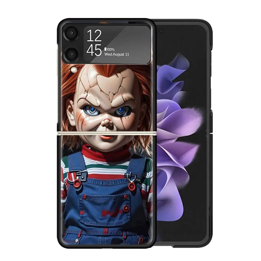 Фото Чехол для телефона «Кукла-люкла ужасов» для Samsung Galaxy Z Flip6 Flip4 Flip5 Flip3 Чехлы Z Flip 6 3 4 5 5G Задняя крышка Fundas №5