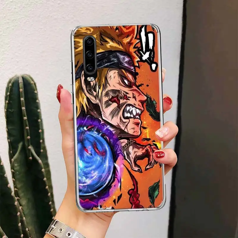 Модный чехол для телефона с аниме Наруто Huawei P30 Lite P20 Pro P10 P40 P50 Mate 20 30 10 40 мягкий