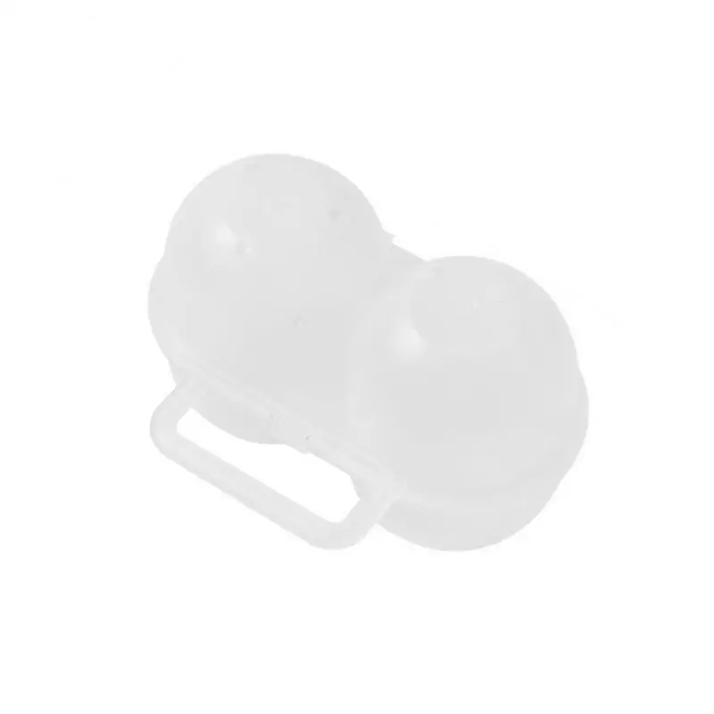 

2 Grids Egg Storage Box Outdoor Portable Egg Organizer Container Plastic Practical Egg Dispenser Holders Case Camping Egg Box