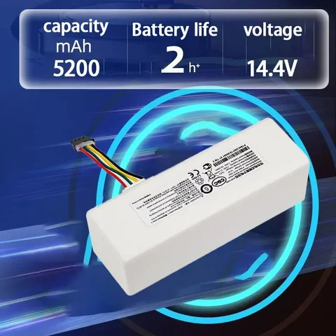 Аккумулятор высокой емкости для робота-уборщика 1C P1904 4S1P мм Mijiami, батарея для робота-уборщика G1, 14,4 В