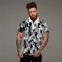 2022 summer casual polo shirt men short sleeve turn down collar slim fit sold color polo shirt for men plus size
