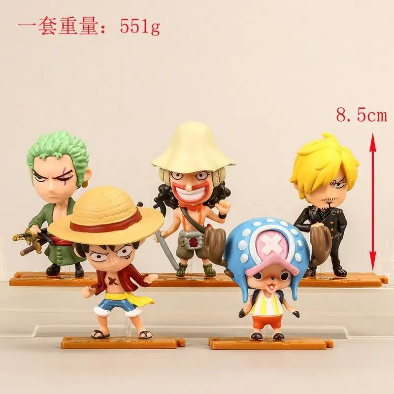Фото Фигурки One Piece - Луффи, Санджи, Зоро, Чоуджи, модельки императрицы - коллекционные фигурки для демонстрации в стиле аниме. №4