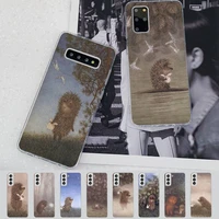 yndfcnb hedgehog in the fog phone case for samsung s21 a10 for redmi note 7 9 for huawei p30pro honor 8x 10i cover