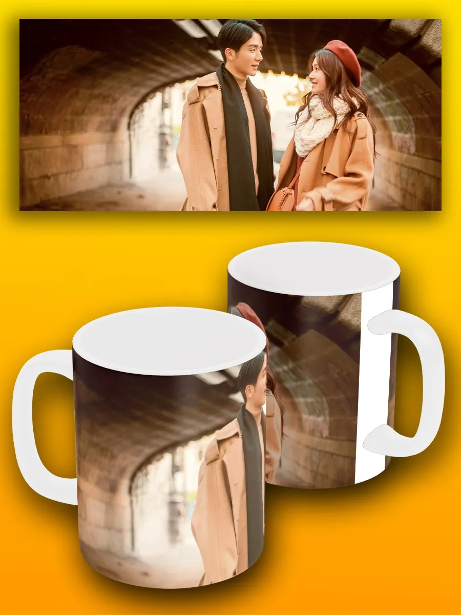 Кружка для чая кофе воды сока с принтом белая сериалы дорама симфония романтики
