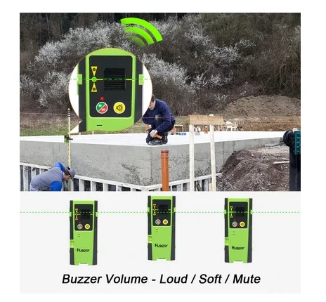 Huepar LR-6RG дальномер лазерный дисплей с красными зелеными лучами