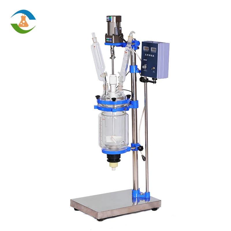 Лабораторный 3л химический двойной стеклянный реактор цена |