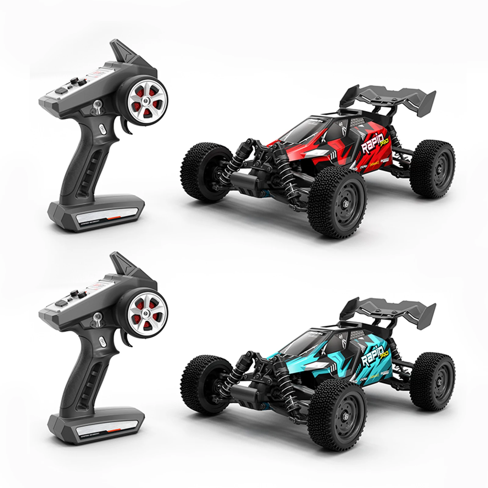 

1/16 70km/h RC Off Road Car with LED Headlights 2.4GHz 4WD RC Monster Truck High Speed Brushless Motor for Kids Boys