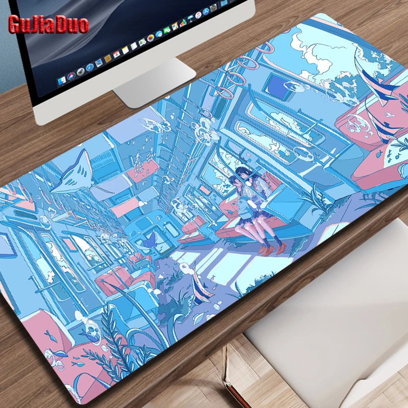 

GuJiaDuo Fantasy Comics Large Mouse Pad Computer Table Desk Mat Gaming Hoom Accessories Anime Mousepad XXL Waterproof Pc Cushion