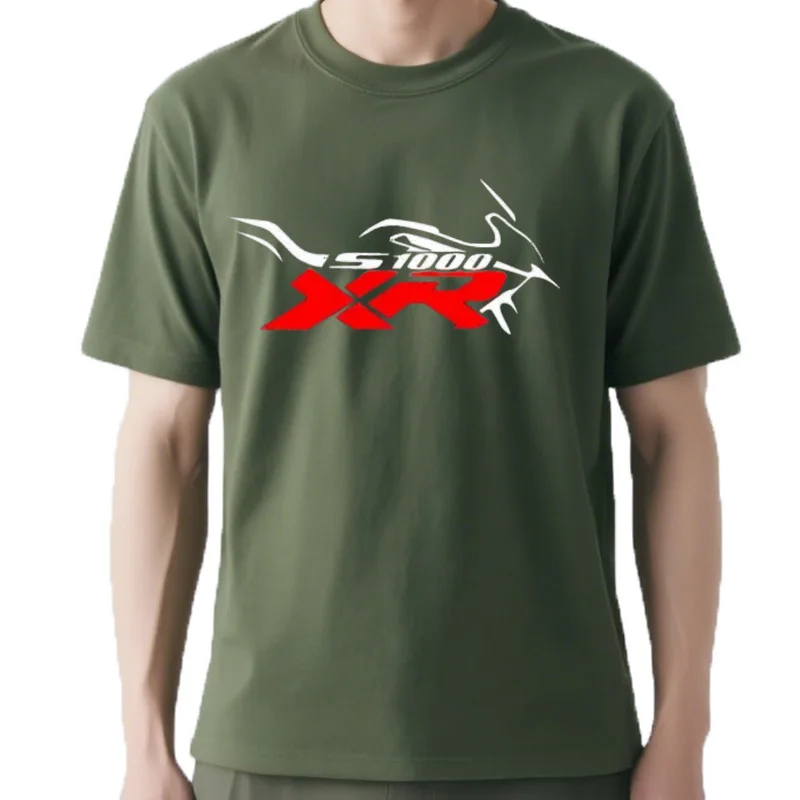 Фото Мода для путешествий Homme Manches Courtes Motif O-cou Hipster T-S Hommes Vêtements Hurrad S1000Xr S 1000Xr Pour Conducteur Moto №3