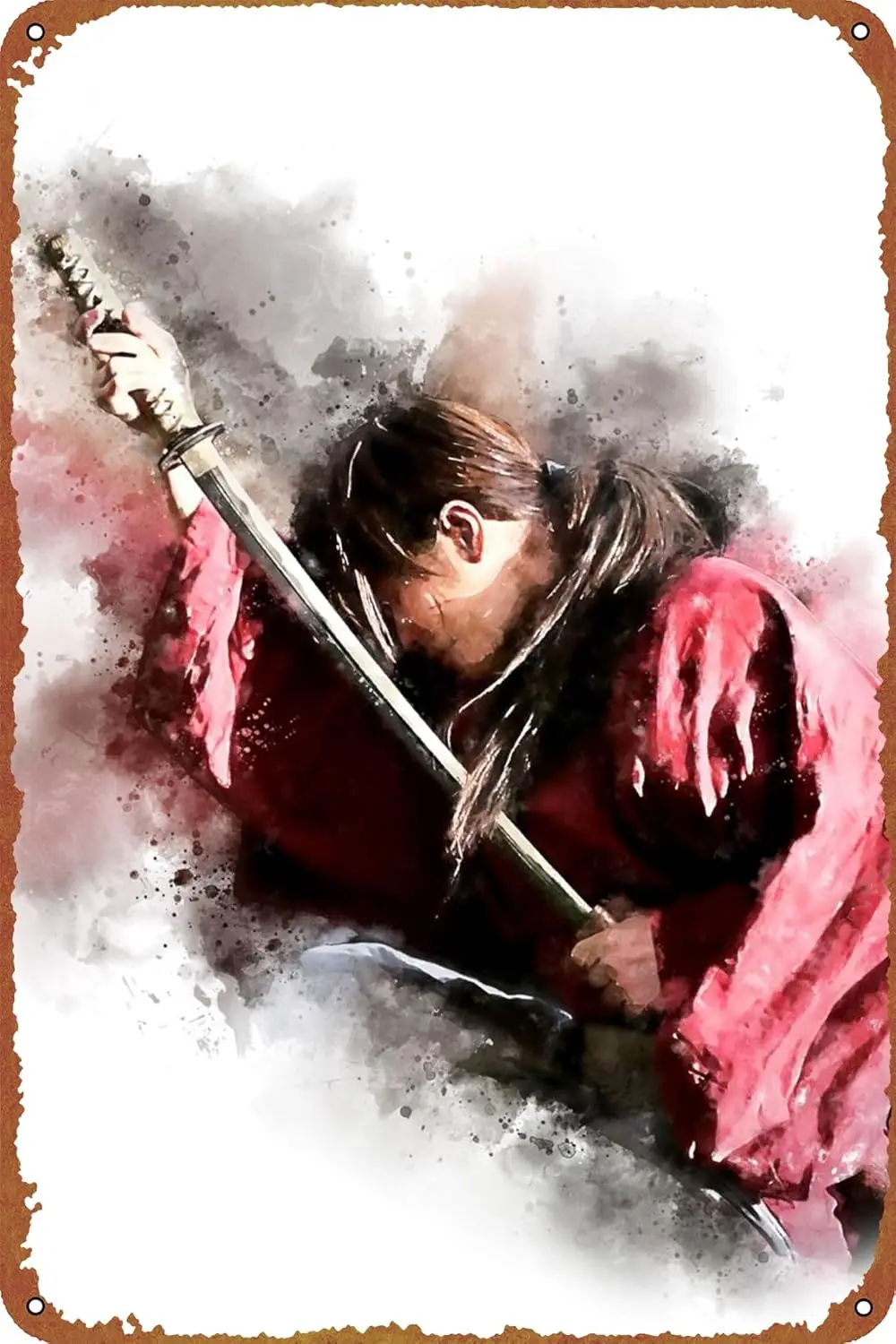 RUROUNI KENSHIN постер фильма жестяная металлическая вывеска винтажная настенная