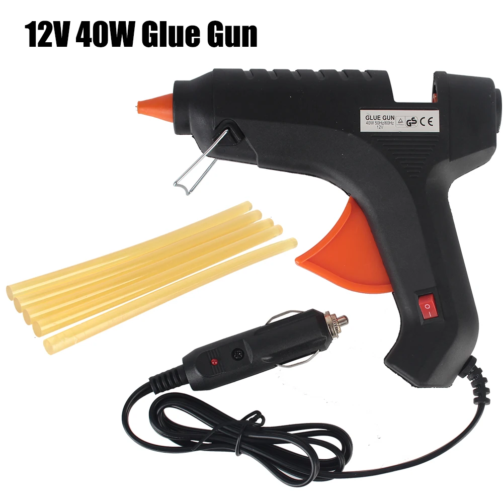 

Cigarette Light Plug Quick Paintless Repairing Car Dent Repair Tools 5PCS 11mm Glue Sticks Glue Gun Auto Accessories 12V 40W