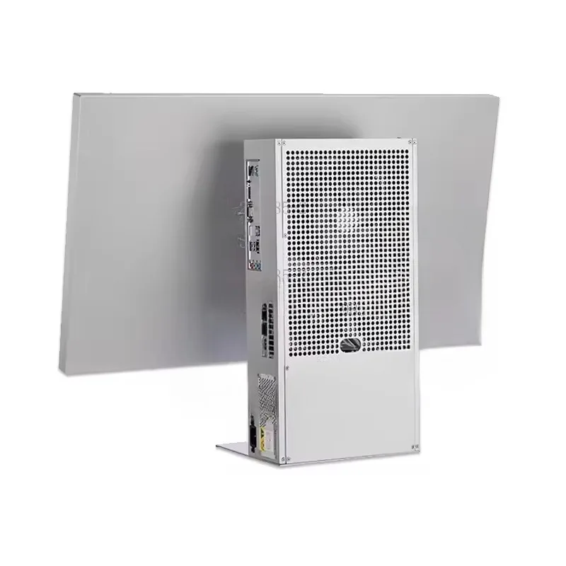 Фото Компьютерный корпус Cyber Armor ITX из алюминиевого сплава, для моноблока с одним дисплеем, DIY, с кронштейном для монитора №2