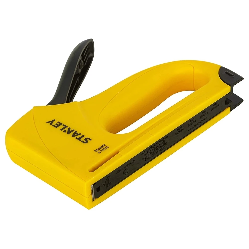 

Stanley ST6TR35 6-8-10mm Staple Gun, Home and Office Ideal For, Compression Quick-Correcting Mechanism