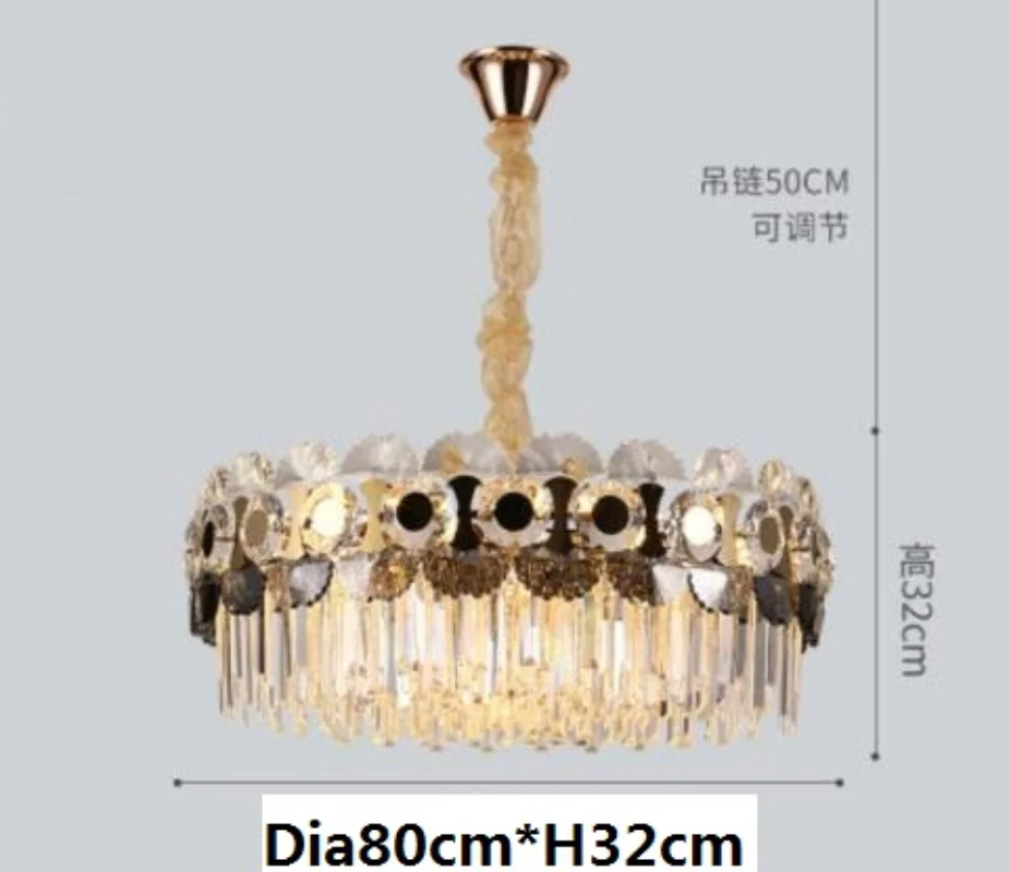 

Светодиодная Подвесная лампа, современный креативный светильник в скандинавском стиле с кристаллами, роскошное декоративное оформление для гостиной