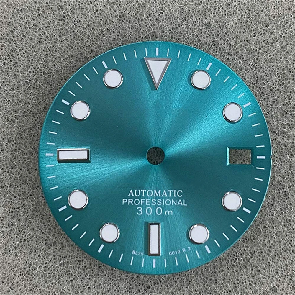 

Replacement Watch dial 29mm sun pattern dial Silver/ Tiffany blue to choose for NH35/7S/4R Movement
