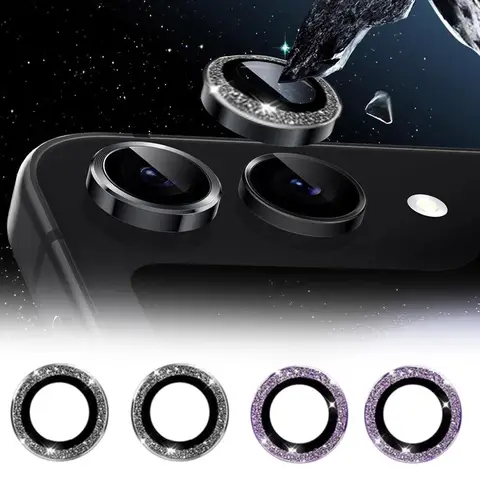 Металлические защитные пленки для камеры Samsung Galaxy Z Flip6, Металлические Блестящие линзы для телефона, Защитная пленка для Samsung Galaxy Z Flip 6