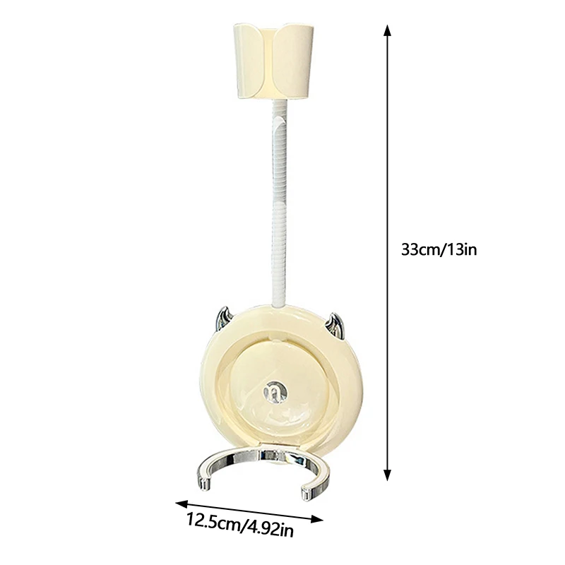 Универсальный держатель для фена без перфорации регулируемый настенный ленивых